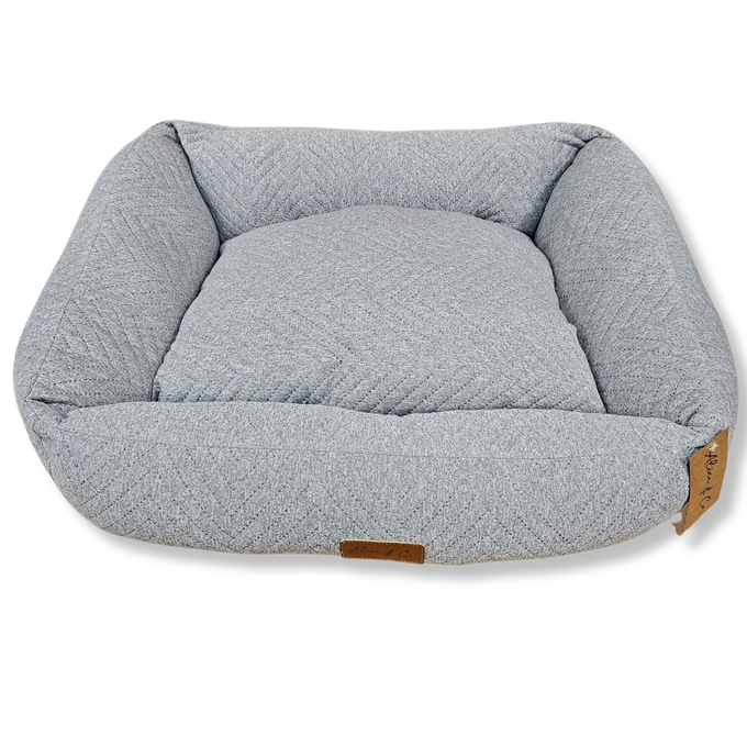 Alfie High Back Bed Large - stylish, comfortable pet bed by Keans Claremorris, perfect for large dogs.