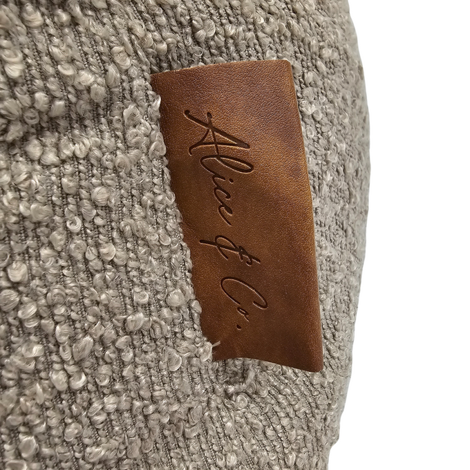 Duke Bed Large Beige Upholstered Frame - Comfortable and Stylish | Keans Claremorris