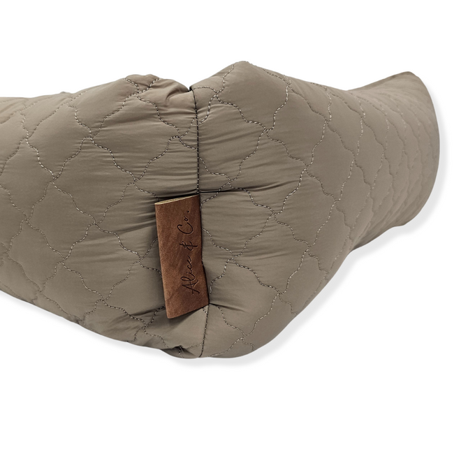 Lottie Bed Large Brown – Stylish and spacious pet bed available at Keans Claremorris
