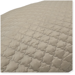 Lottie Cushion Large Brown soft fabric decorative pillow by Keans Claremorris, perfect for cozy home decor.