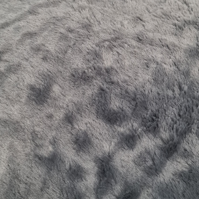 Dark Grey Velvet XL Dog Bed, Extra Large Plush Pet Cushion by Keans Claremorris