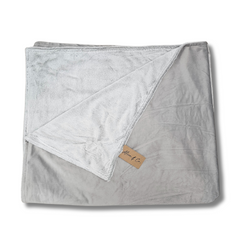 Bruno Blanket in Dark Grey, cozy and soft throw blanket from Keans Claremorris for home comfort and style.