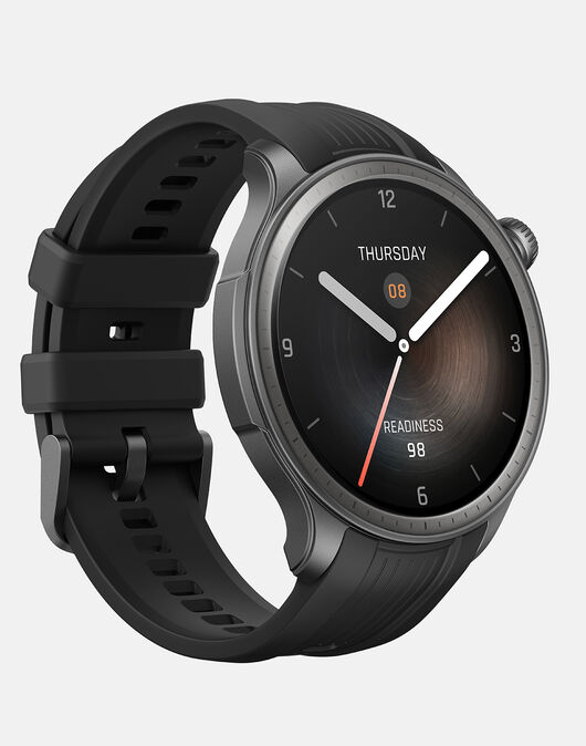 Amazfit Balance Smartwatch Midnight with 1.5" AMOLED, 14-day battery, health tracking, water-resistant, available at Kean’s