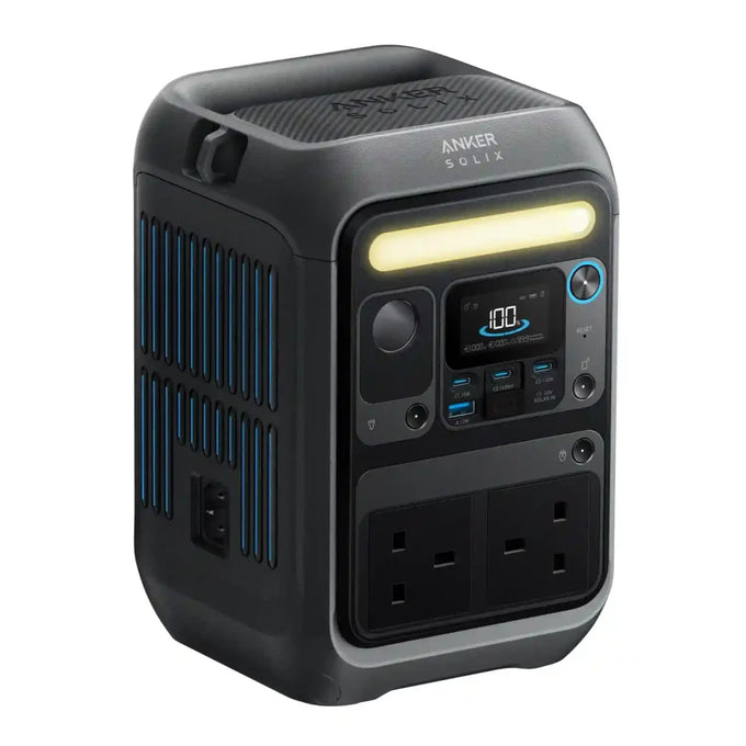 Anker Solix C300X Portable Power Station, high-capacity power bank for outdoor use, available at Keans Claremorris.