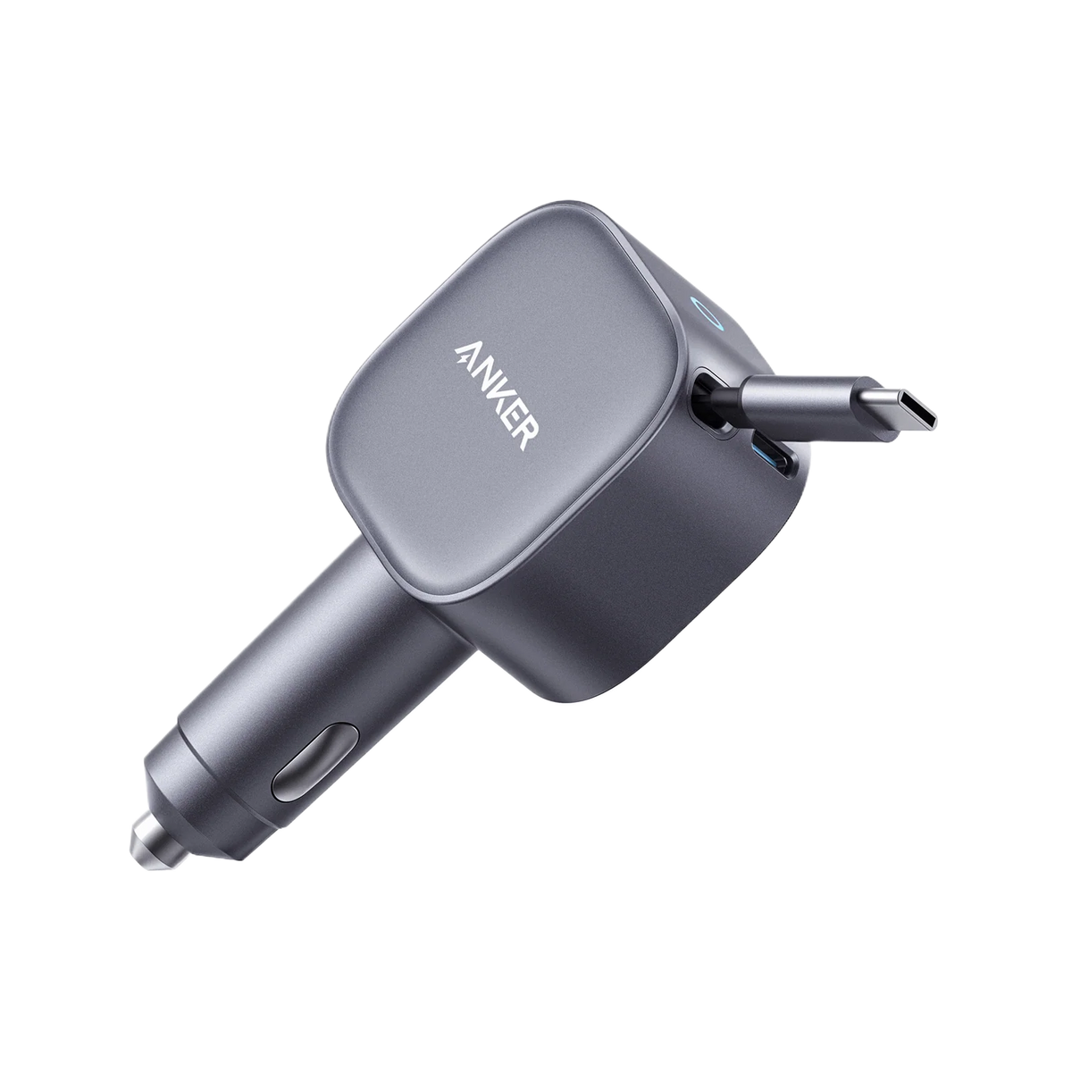 Anker Nano 75W Car Charger with Retractable USB-C Cable | A2738HA2 Keans Claremorris