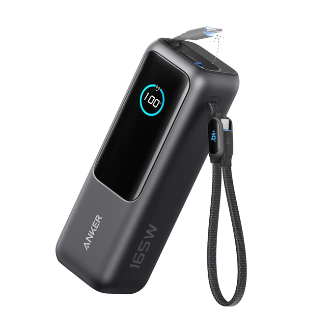 Anker Power Bank 25K 165W USB-C Retractable Cable | A1117H11 Keans Claremorris