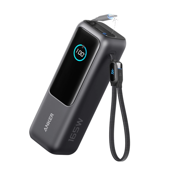Anker Power Bank 25K 165W USB-C Retractable Cable | A1695H11 Keans Claremorris