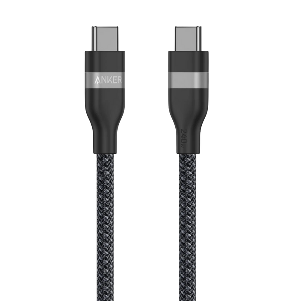 Anker USB-C to USB-C Cable 240W 6ft Black | A82E2H12 Keans Claremorris