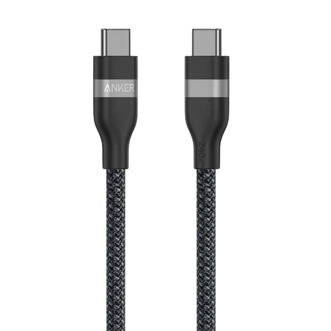 Anker USB-C to USB-C Cable 240W 6ft Black | A82E2H12 Keans Claremorris