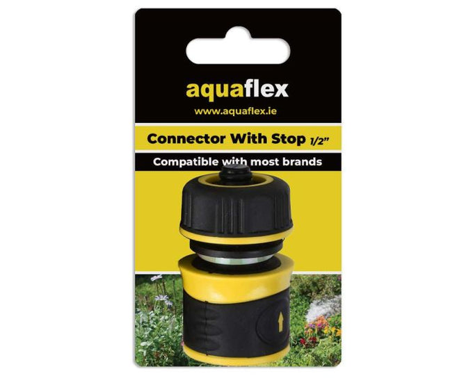 Aquaflex 1/2'' Connector With Stop Keans Claremorris 