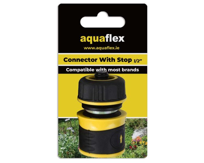 Aquaflex 1/2'' Connector With Stop Keans Claremorris 