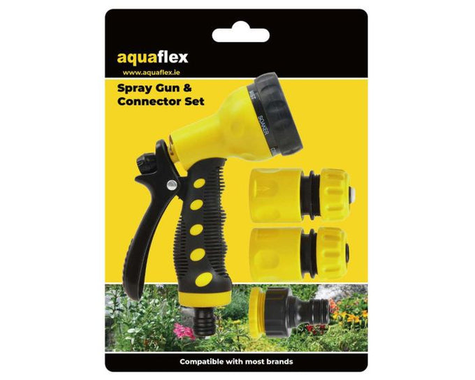 Aquaflex Spray Gun & Connector Set 1/2" Keans Claremorris
