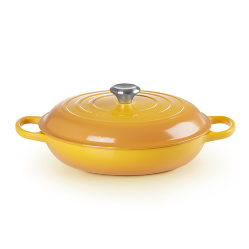 Le Creuset 30cm Nectar Shallow Casserole, cast iron, enamelled, heat-resistant knob, oven to table, 3.5L – Keans Claremorris