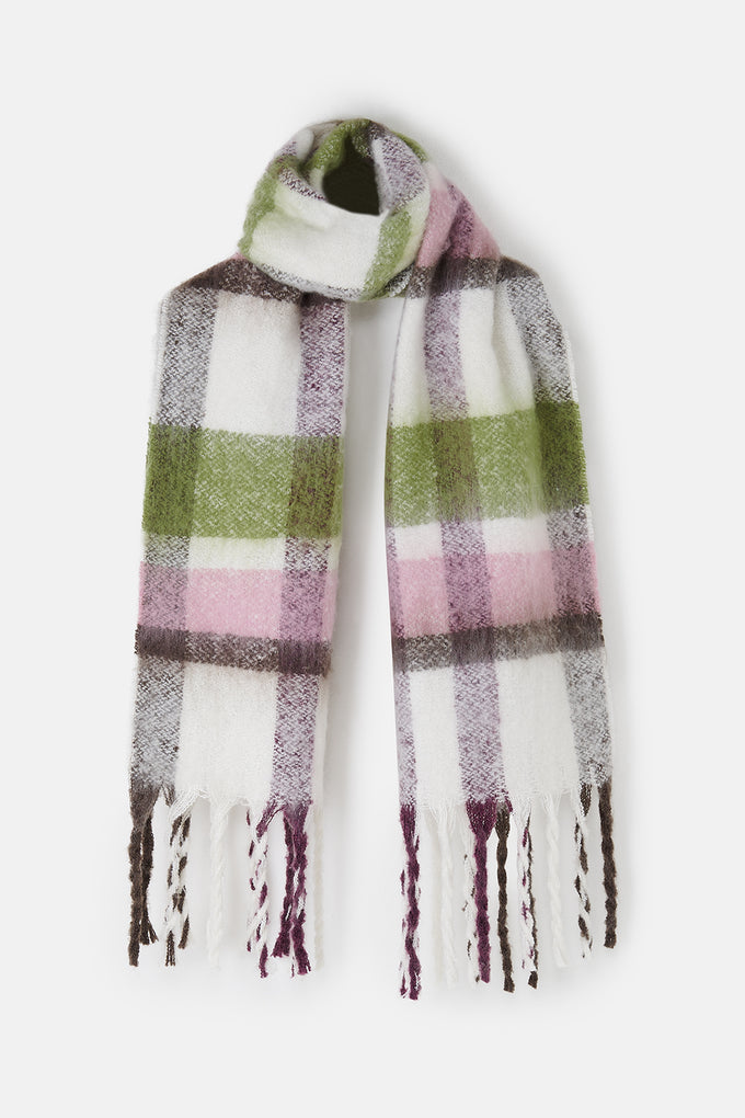 Autumn Scarf -Sea Kelp Rose Cocoa | Keans Claremorris