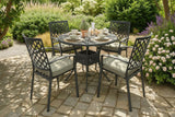 Avebury 4 Seat Round Dining Table Set Antique Moss - Keans Claremorris