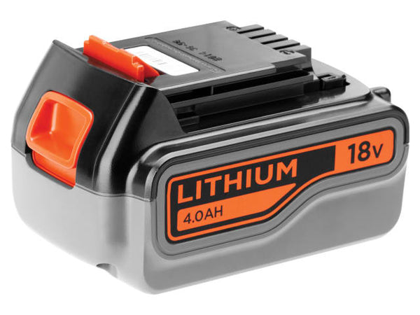 Black & Decker BL4018 18V 4.0Ah Li-Ion Slide Battery Pack for power tools – available at Keans Claremorris