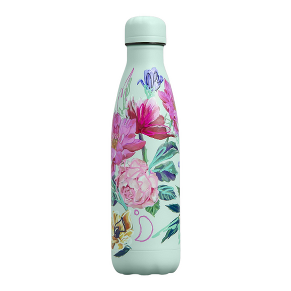 XB1032 Chilly's 500ml Water Bottle Floral Art Attack