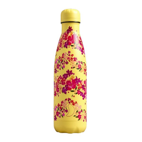 XB1017 Chilly's 500ml Water Bottle Floral Zig Zag Ditzy