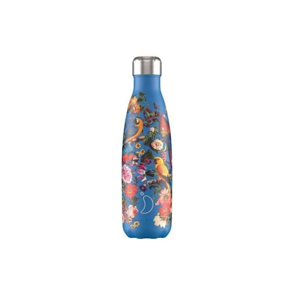 Chilly's 500ml Water Bottle Tropical Parrot Blooms