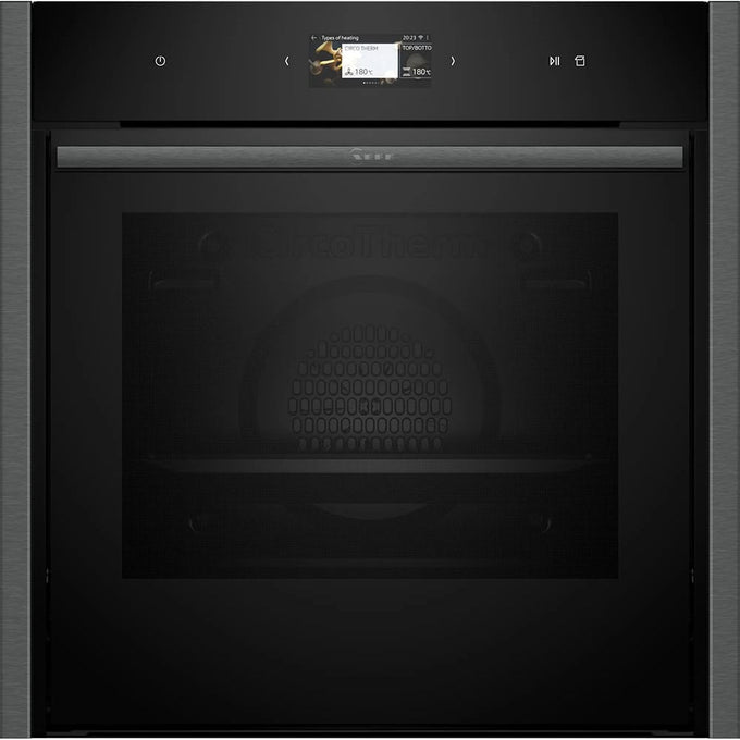 Neff N90 Slide&Hide® Pyrolytic Single Oven with Vario Steam B64VS71G0B - Image 1