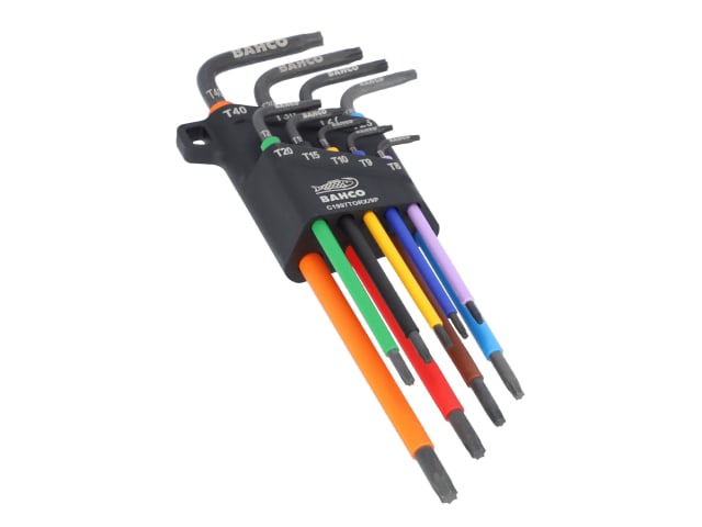 Bahco C1997TORX/9P Long TORX® Coloured L-Key Set, 9 Piece - Image 3