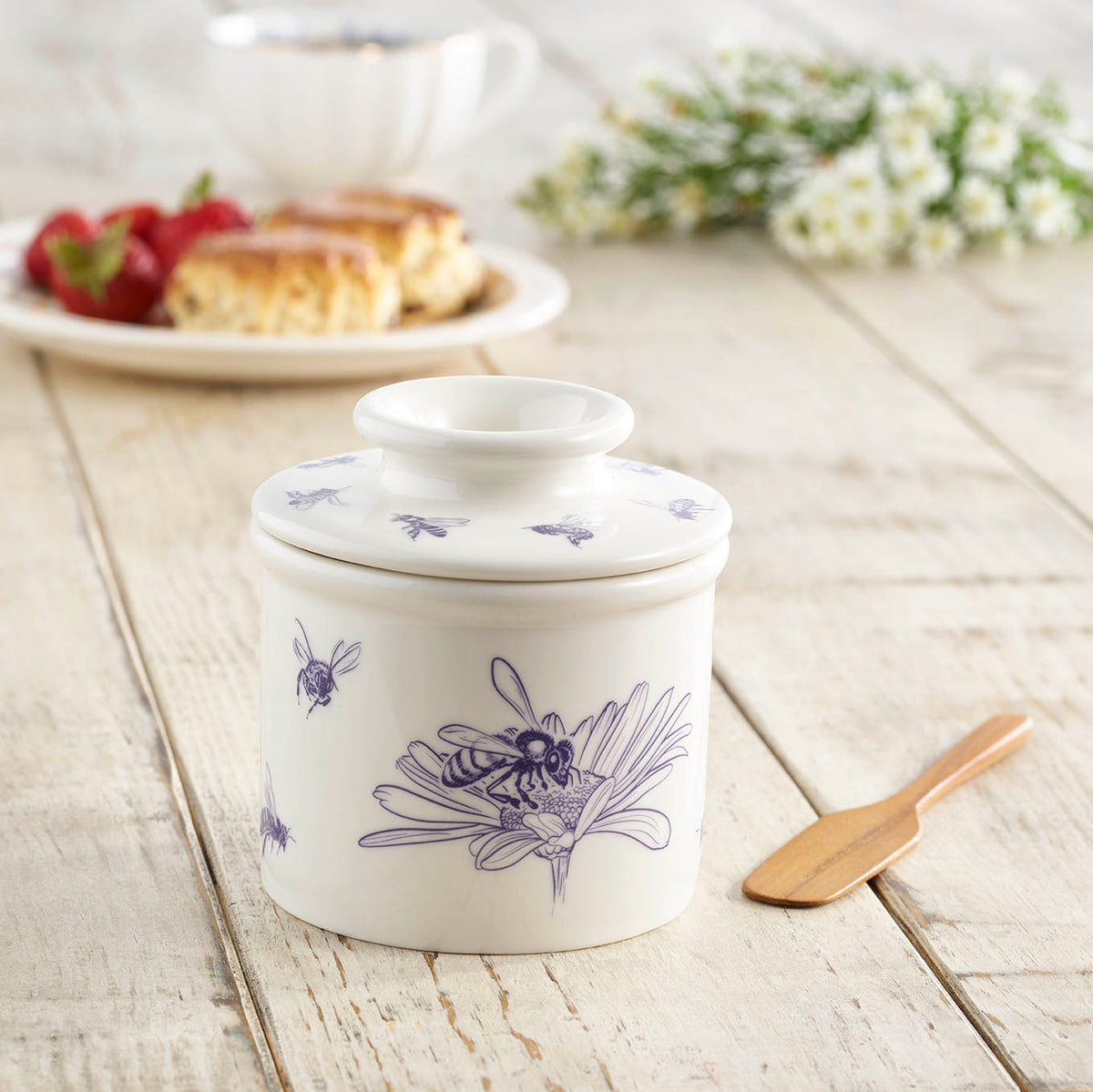 Anitque Honey Bee Butter Bell® Crock - KeansClaremorris