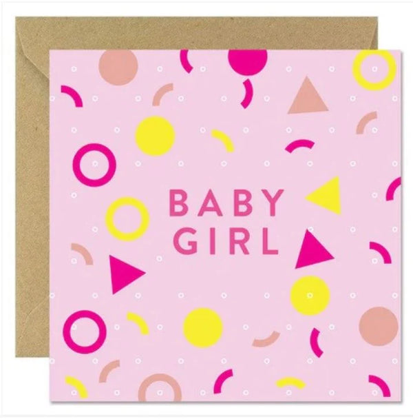 BBunny Baby Girl Shape Card Keans Claremorris