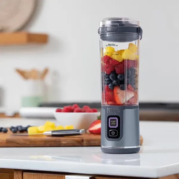Ninja Blast Cordless Portable Blender Denim Blue BC151UKNV - Compact, rechargeable blender | Keans Claremorris
