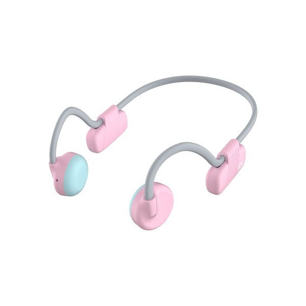 myFirst Headphones Bone Conduction Wireless Lite Pink for Kids, Open Ear, Lightweight, Safe Volume – Keans Claremorris