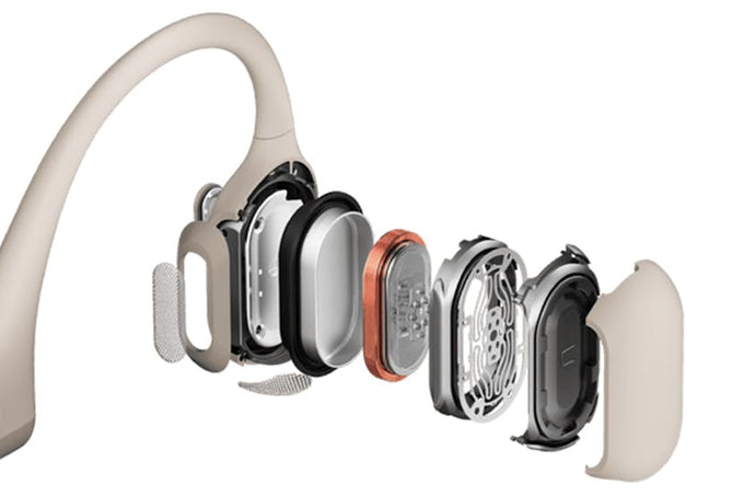 Shokz Openrun Pro Mini Beige Open-Ear Sport Earbuds for Running – Lightweight, Wireless – Keans Claremorris