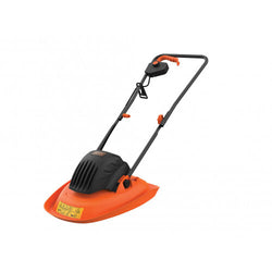 BLACK & DECKER 1200W Electric Hover Mower 30cm cutting width, adjustable height, lightweight, ideal for small gardens –