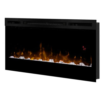 Dimplex Prism 34" Electric Fireplace with realistic flames, sleek design - available at Keans Claremorris