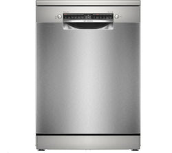 Bosch Series 4 SMS4EKI06G silver dishwasher, 13 place settings, WiFi control, ExtraDry, quiet 42 dB, at Keans Claremorris.