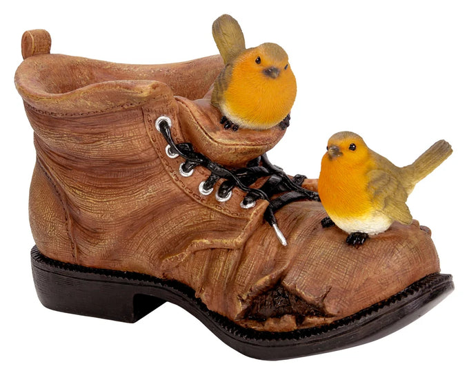 Robin Old Work Boot Planter - Image 1