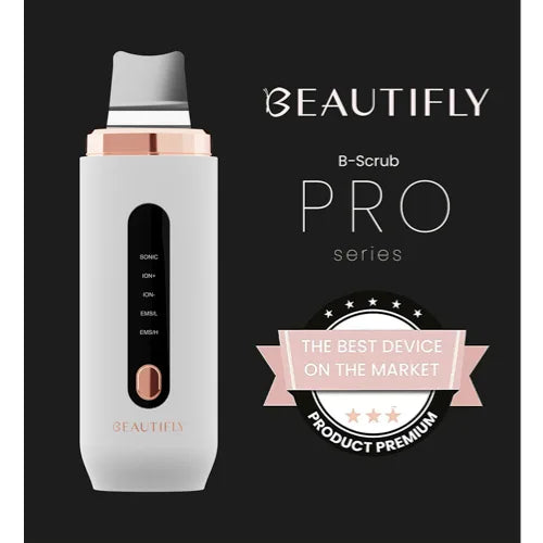Beautifly B-Scrub ProSlim Multifunction Cavitation Peeling White device for skin care – available at Keans Claremorris