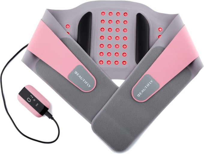 Beautifly ABS Tens Sculptor EMS Belt Pink for muscle stimulation, pain relief, infrared therapy – available at Kean’s