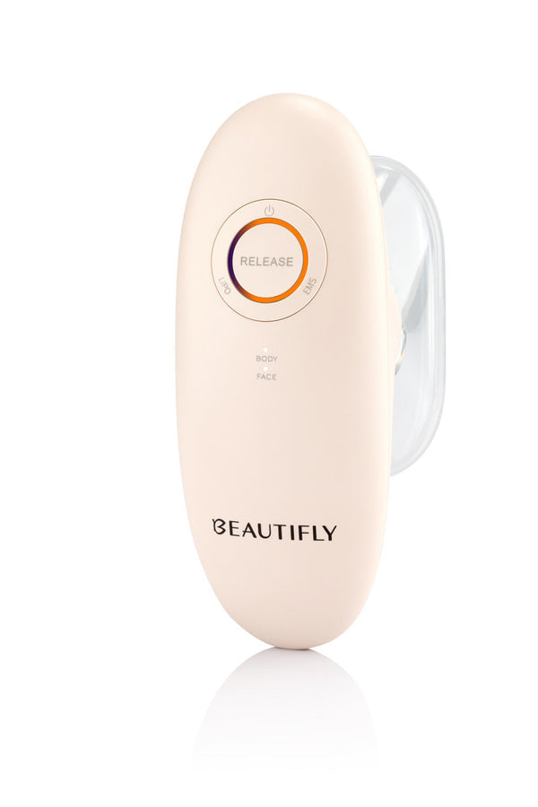 Beautifly Lipomassage EMS Face & Body Massager Beige with red LED, EMS, vacuum therapy for anti-aging, from Kean’s