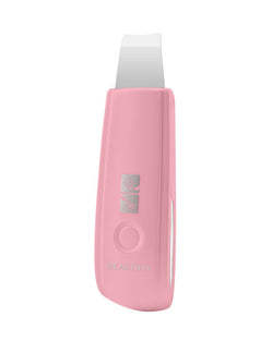 Beautifly Scrub Mini Ultrasonic Skin Scrubber White with cavitation, ion therapy, moisturizing mode – available at Kean’s