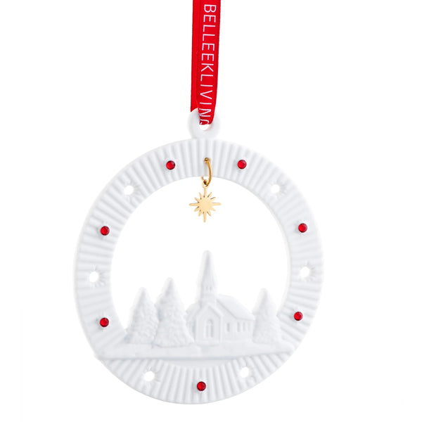 Belleek Church Scene Ornament Keans Claremorris