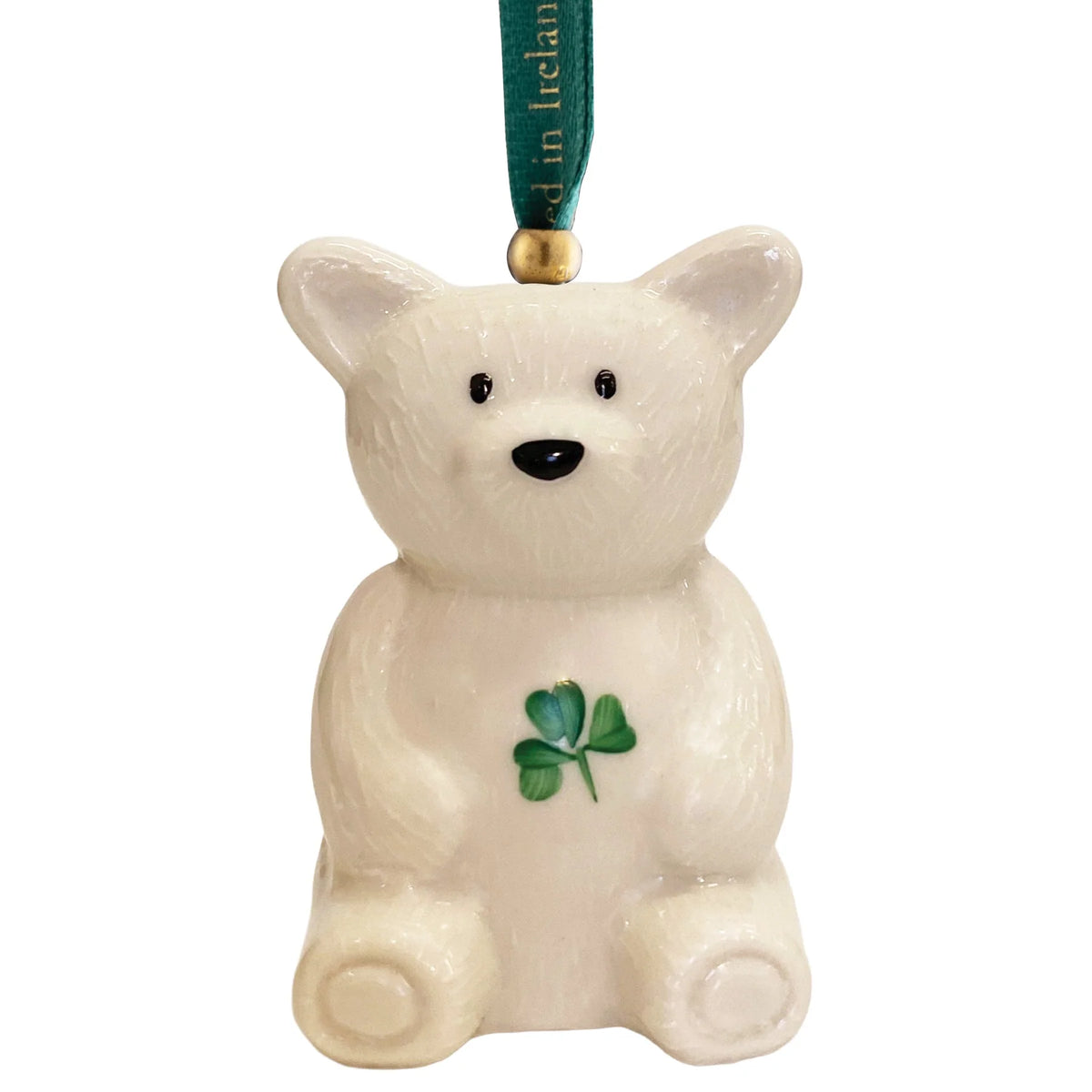 Belleek Teddy Ornament NEW Keans Claremorris