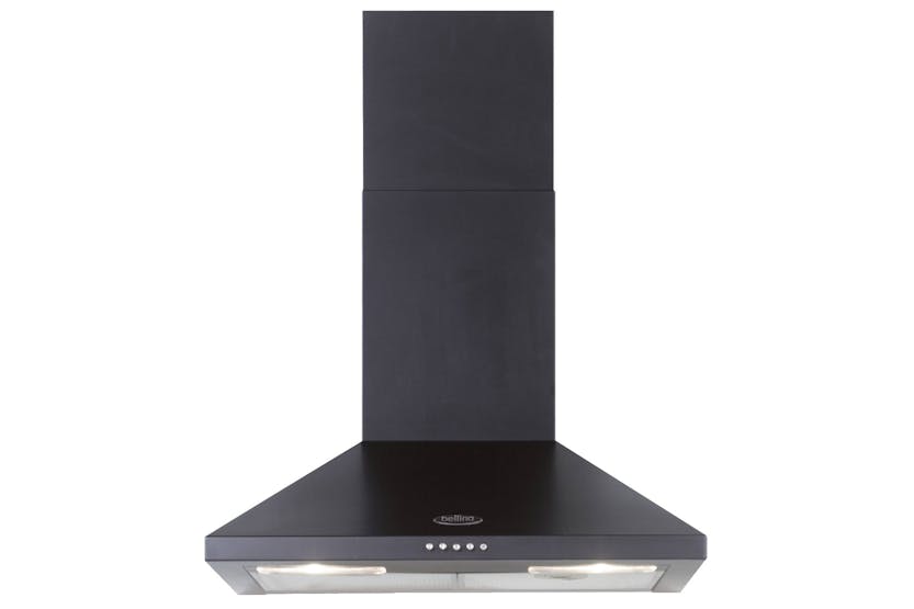 Belling 60cm chimney hood with 3 fan speeds, 2 LED lights, push button controls, washable filters – Keans Claremorris