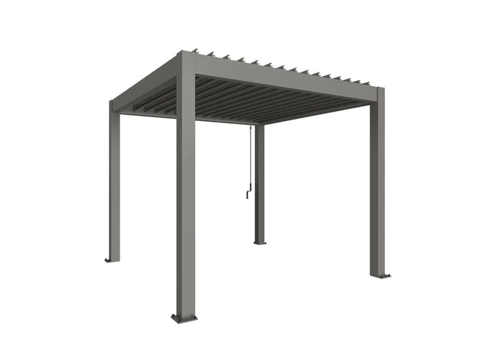 Biohort Pergola Metallic Quartz Grey Frame Keans Claremorris