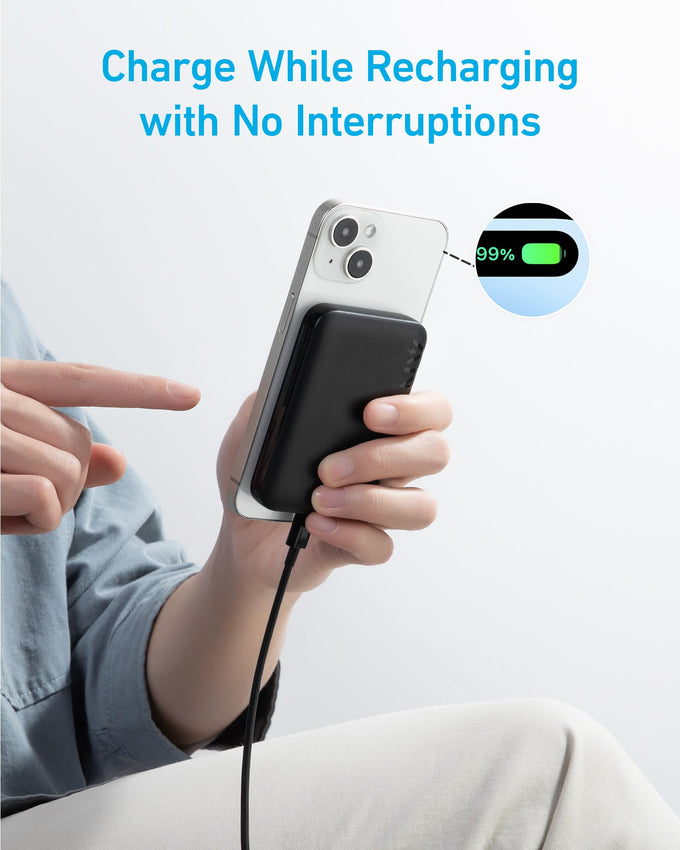 Anker 322 MagGo Battery PowerCore 5K 7.5W portable charger – wireless power bank – Keans Claremorris