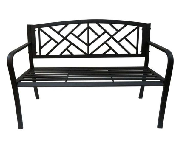 Black Garden Bench Keans Clarmorris