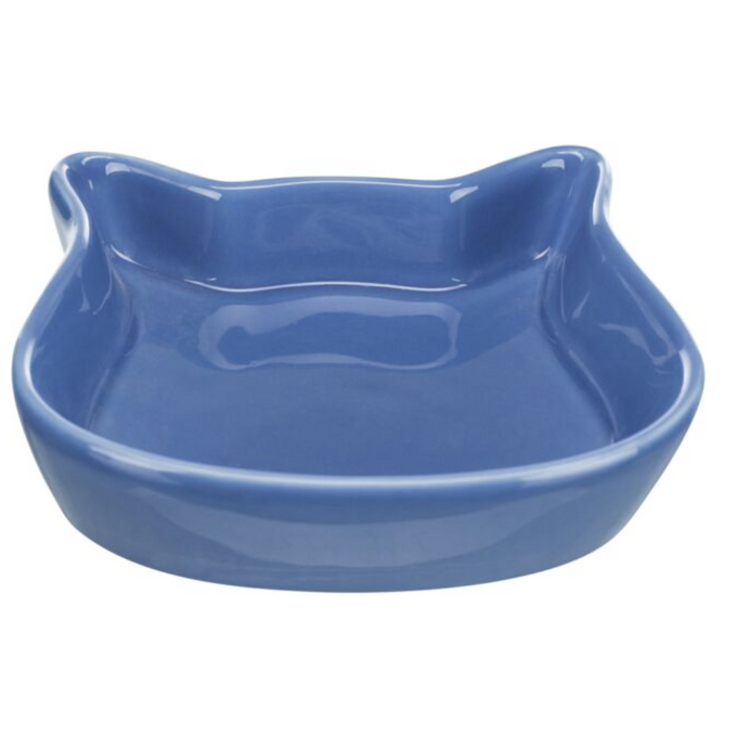 Trixie Cat Face Ceramic Bowl for cats, durable and stylish pet dish – available at Keans Claremorris.