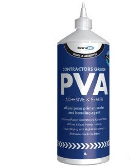 Panabond PVA Bond 1ltr adhesive glue for woodworking and crafts, available at Keans Claremorris store.