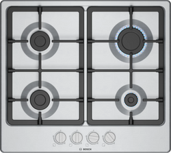 Bosch Series 4, Gas Hob, 60 Cm, Stainless Steel | PGP6B5K90 Keans Claremorris