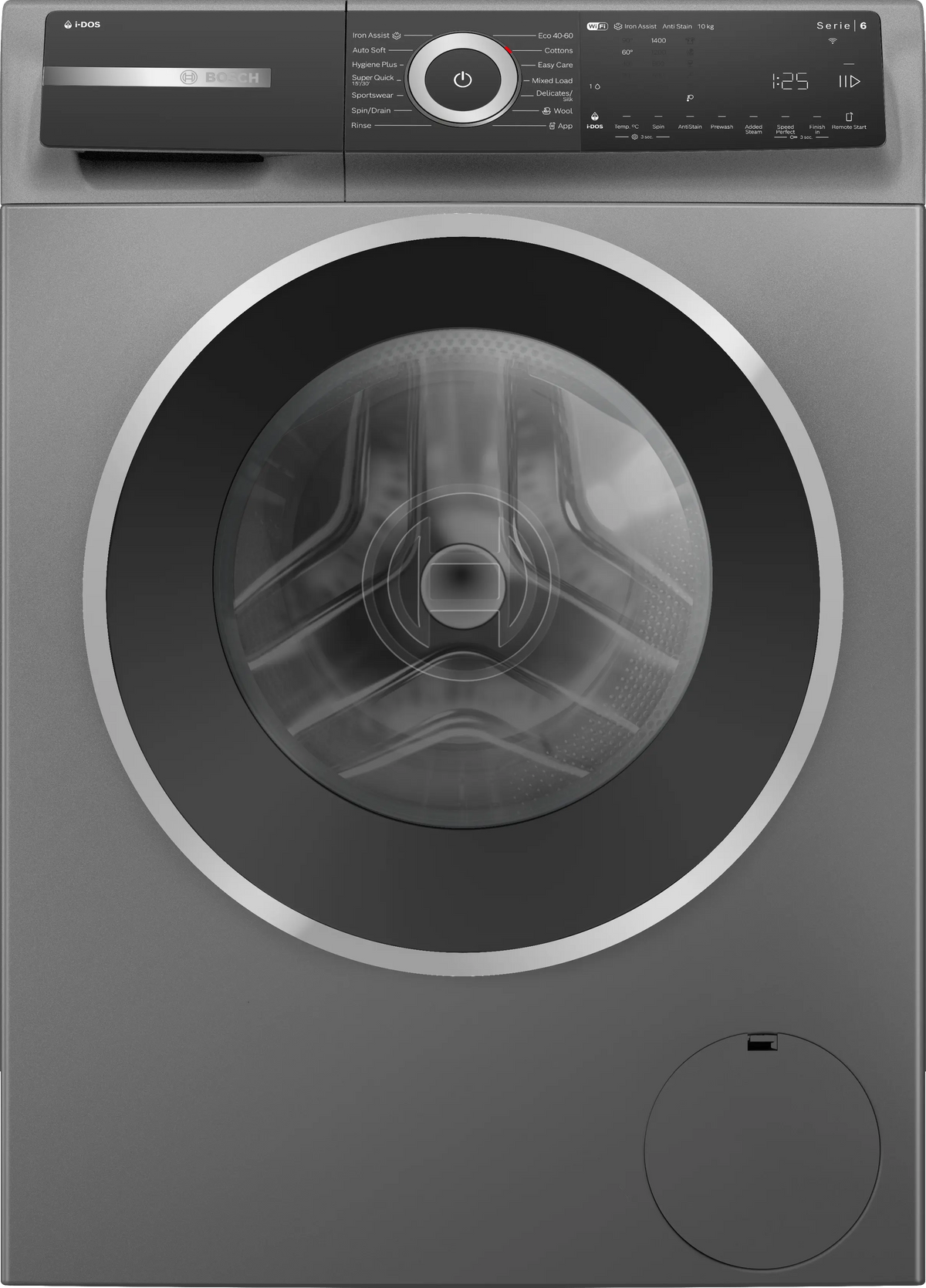 Bosch Series 6 10kg 1400 Spin Washing Machine Grey Keans Claremorris