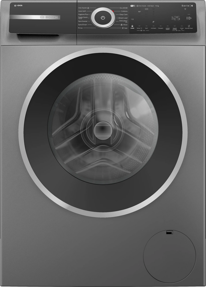 Bosch Series 6 10kg 1400 Spin Washing Machine Grey Keans Claremorris