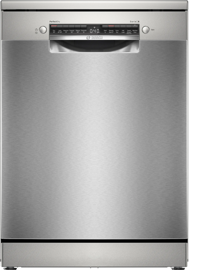 Bosch Series 6 Freestanding Dishwasher 60cm – Steel | SMS6ZCI10G Keans Claremorris